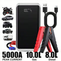 Portable Car Jump Starter 5000A Peak 12V For Gas Vehicles