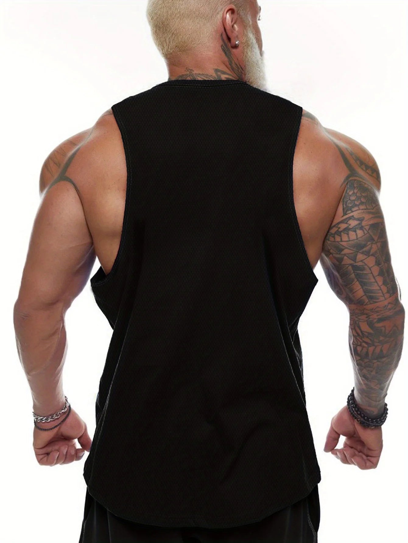 Men's Fun Quotes Sleeveless Muscle Tank Top - Fitness and Streetwear Top with Satirical Text Print